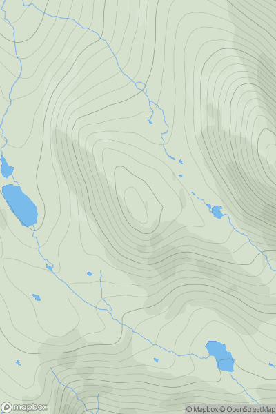 Thumbnail image for An Reithe [Harris and Nearby Islands] showing contour plot for surrounding peak